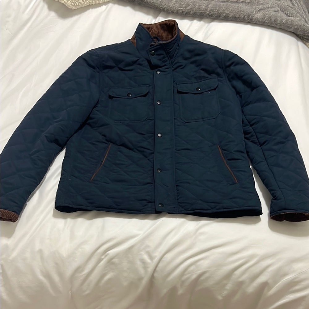Men's Quilted Jacket - Navy
